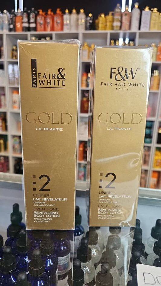 Fair & white paris  gold 2 revitalizing body lotion
