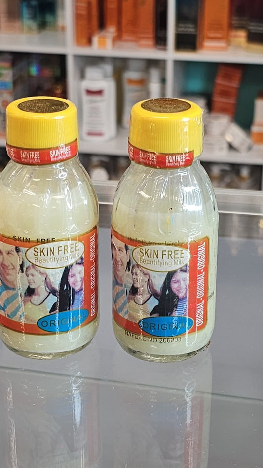 Skin free beautifying body milk 2pcs