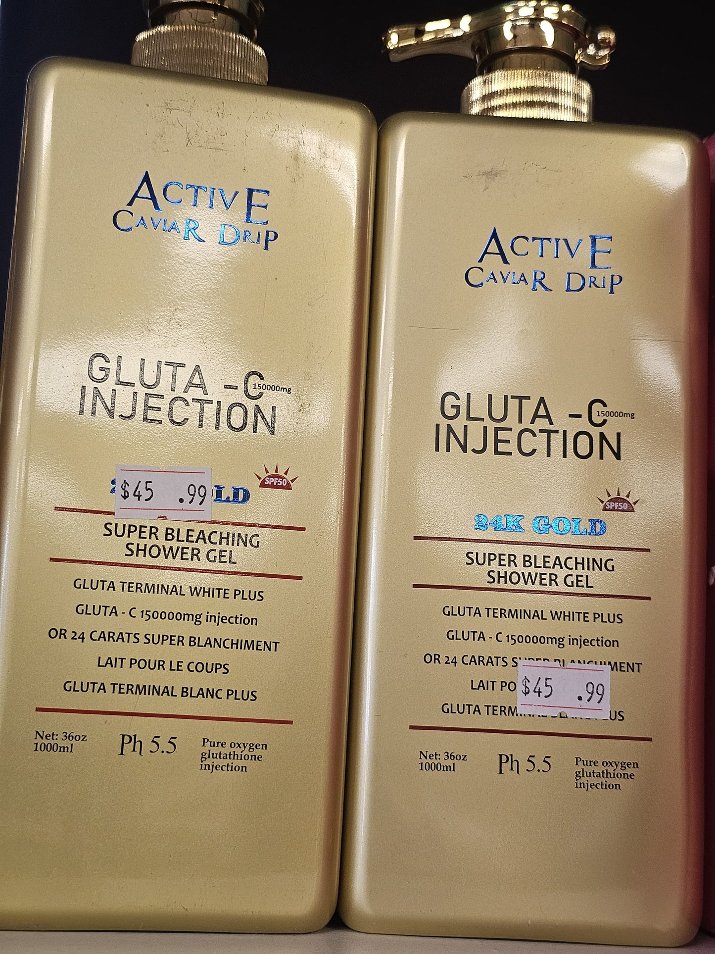 Active caviar drip Gluta C Injection Shower Gel