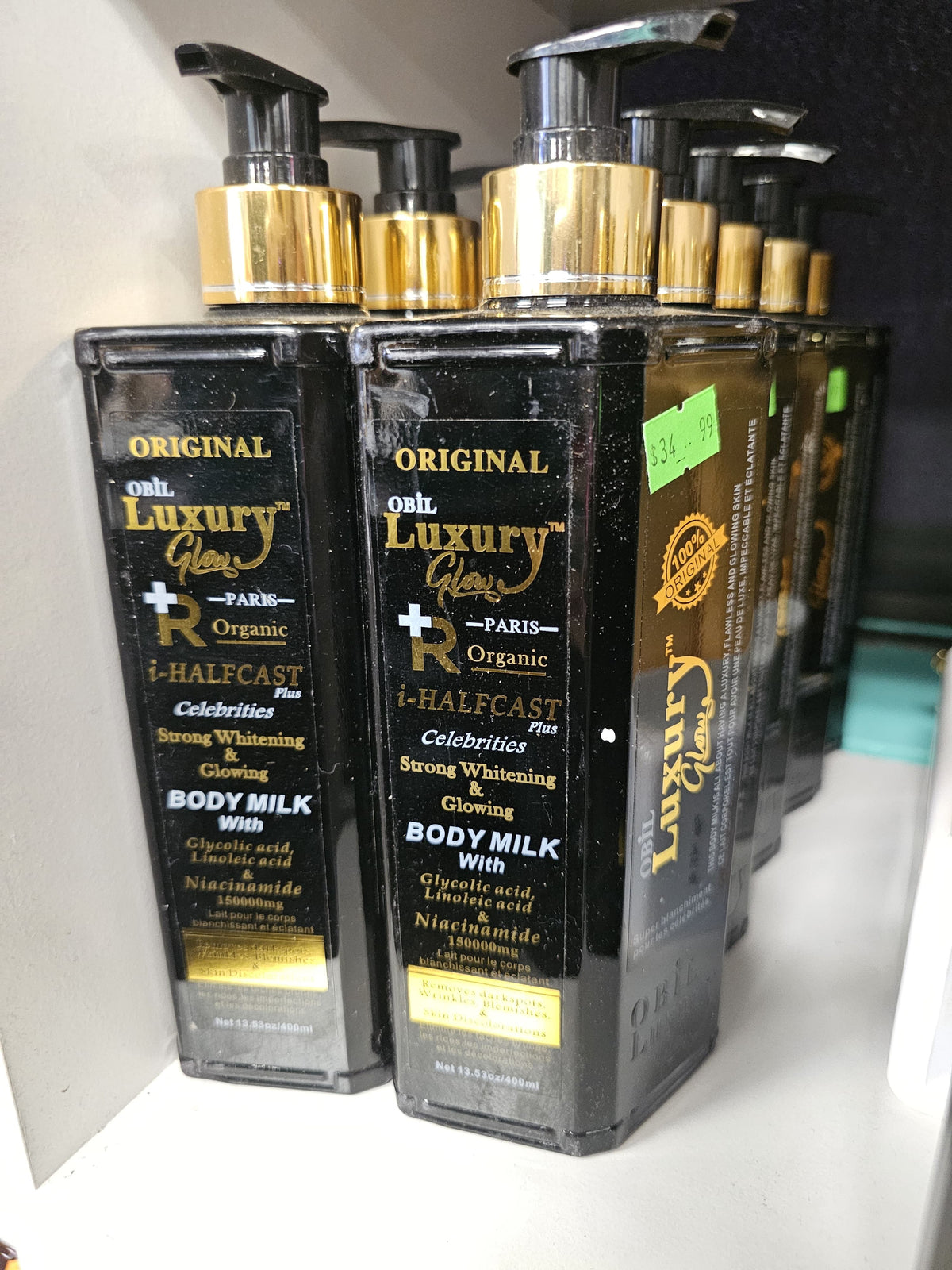 OBIL Luxury Glow + R Organic i-Halfcast Body Milk