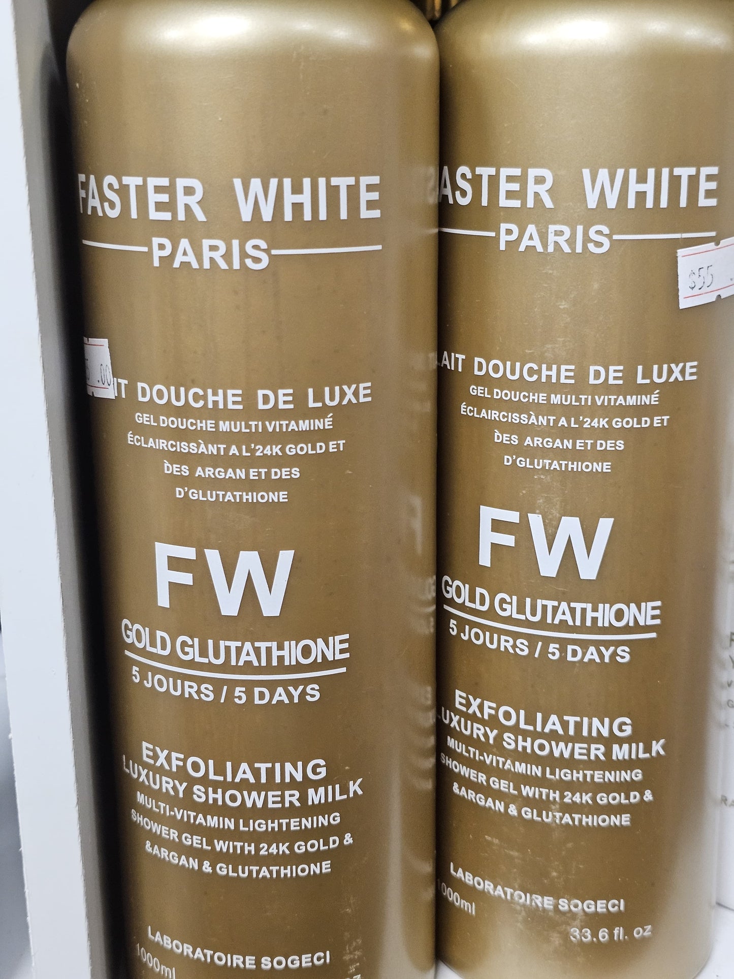 Faster White Paris Shower Milk