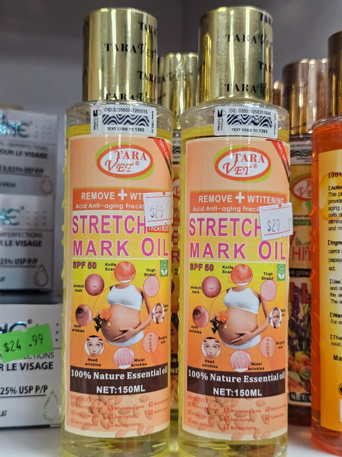 Tara VET Remove + Whitening Stretch Mark Oil