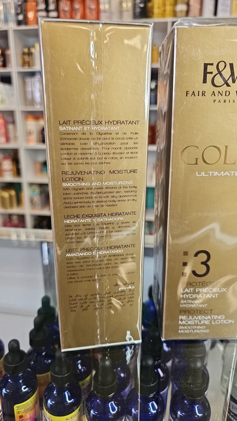 Fair & white gold 3 rejuvenating moisture lotion