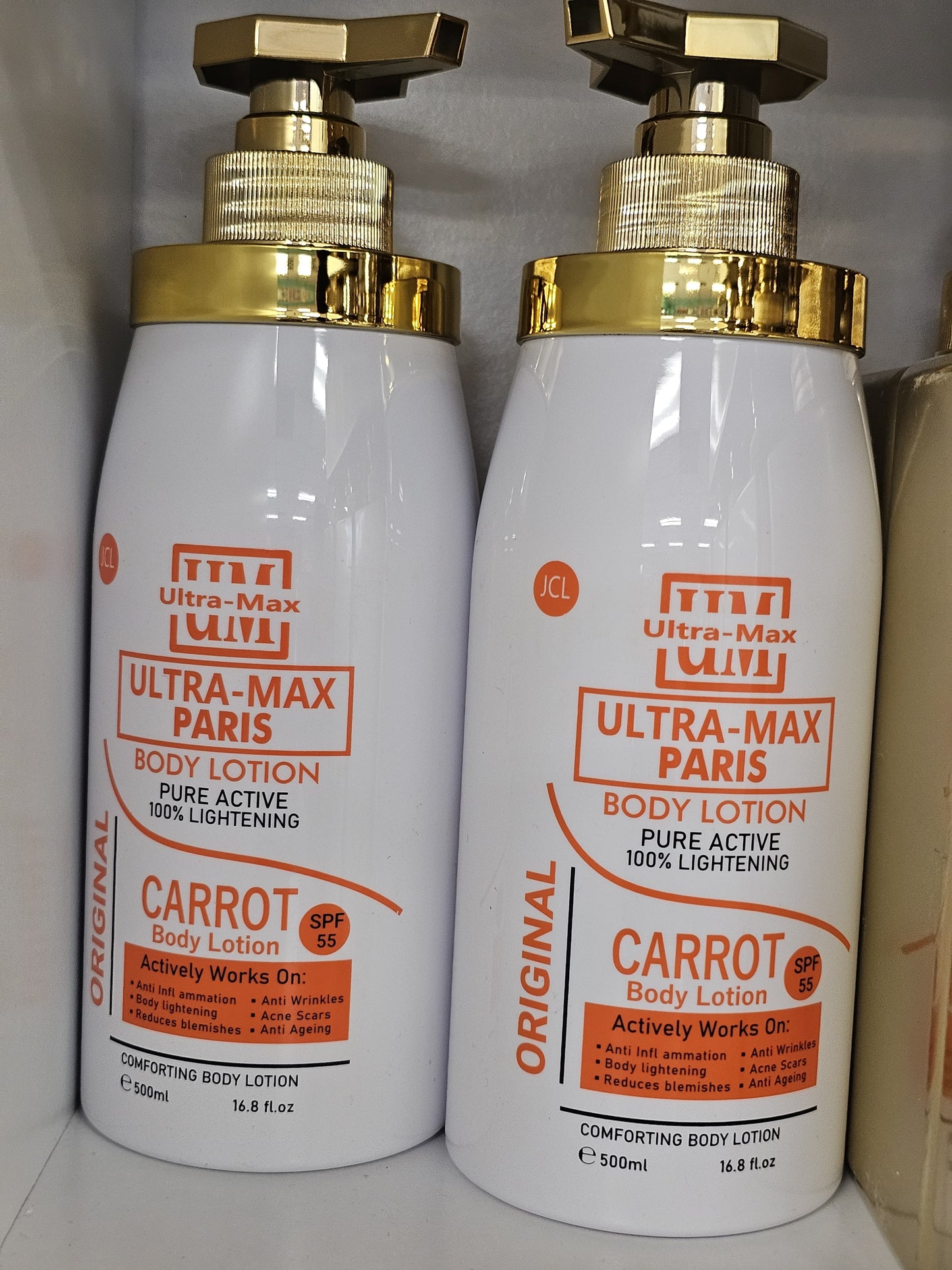 Ultra -max paris carrot body lotion 500ml