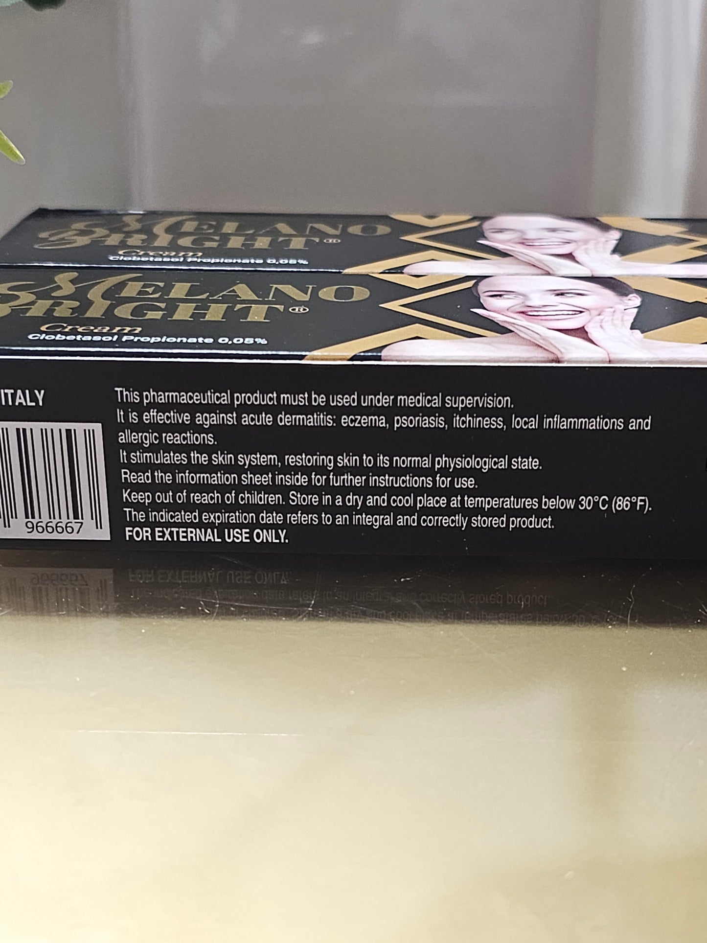 2x Milano bright cream