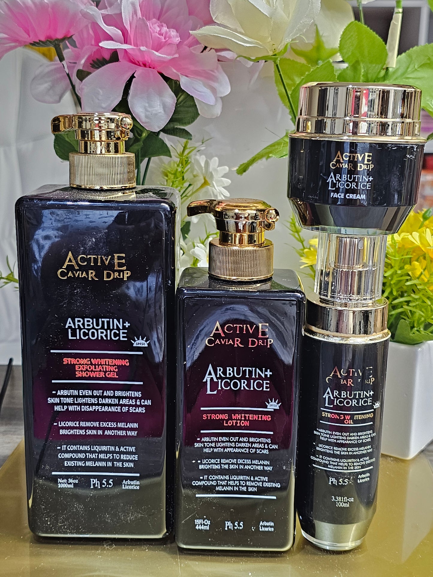 Active Caviar Drip Arbutin & Licorice set