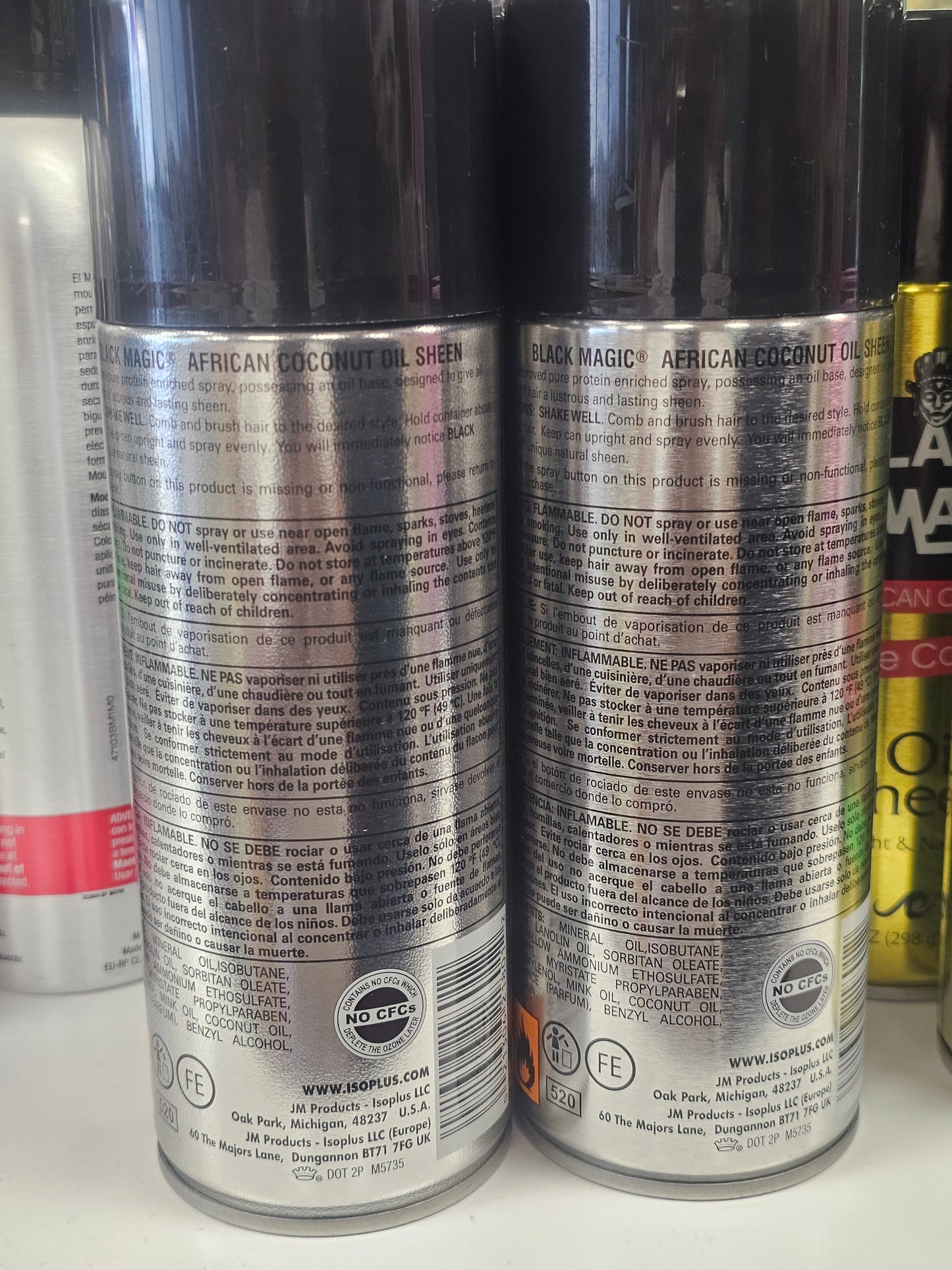 Black magic African coconut oil sheen