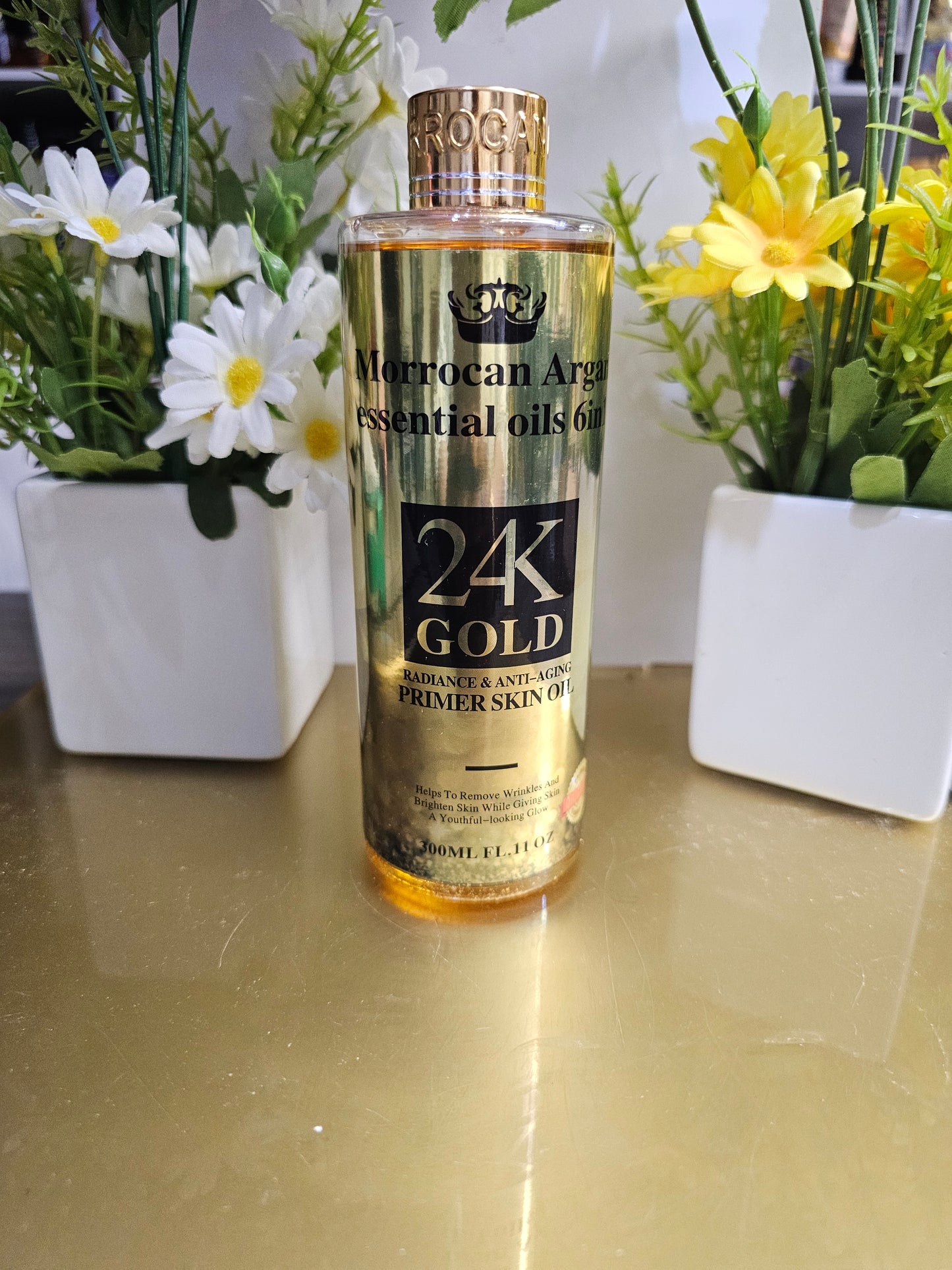 24k Gold Moroccan body Primer  oil