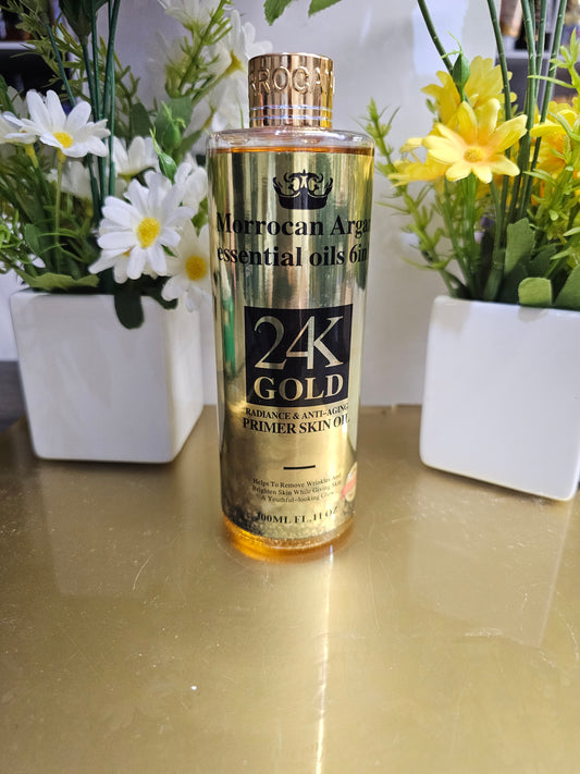 24k Gold Moroccan body Primer  oil