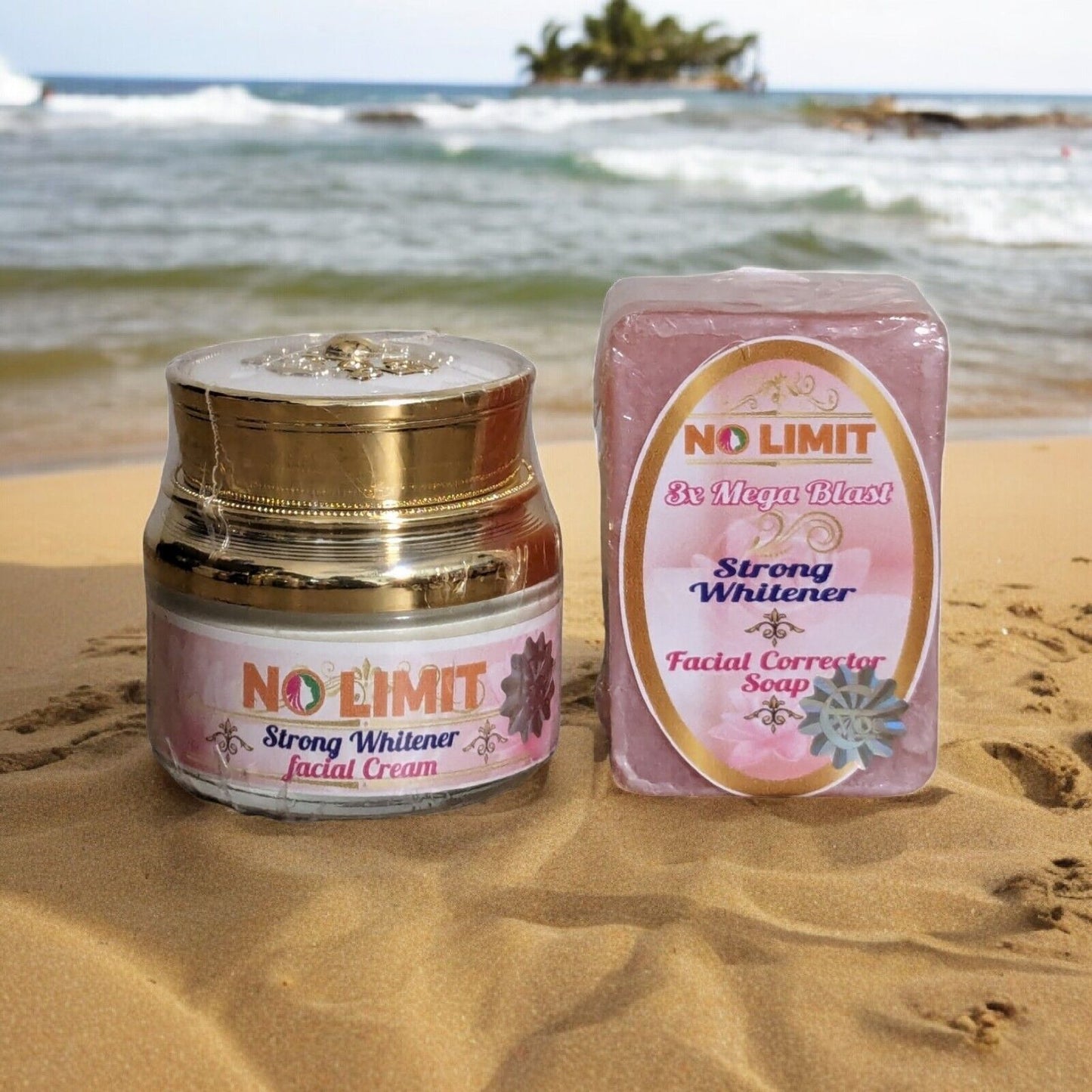 NO Limit Whitenizer Face Cream( Small Size) And Facial Soap. 100% AUTHENTIC
