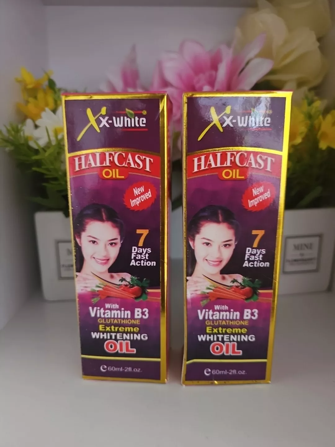2piece Xx-white extra whitening Serum 7 days 50g