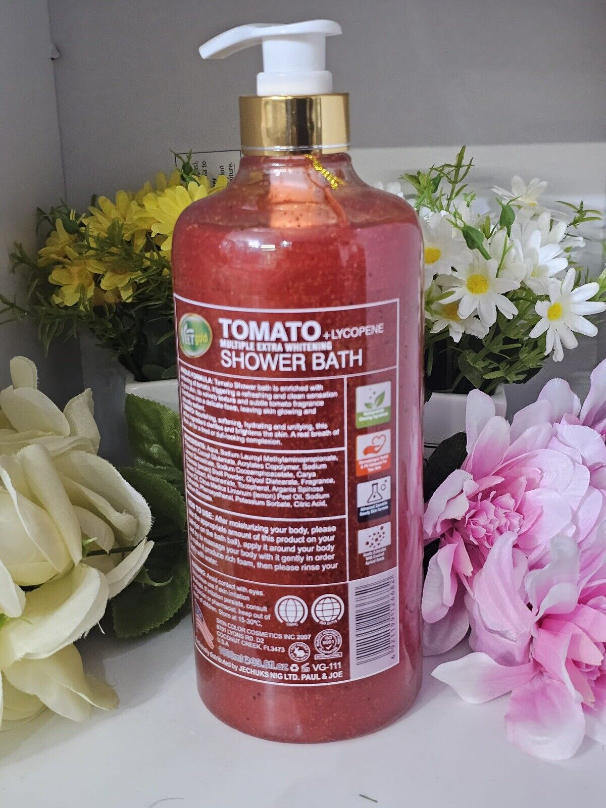 Veet Gold Tomato + Lycopene glow Shower Bath spf 30
