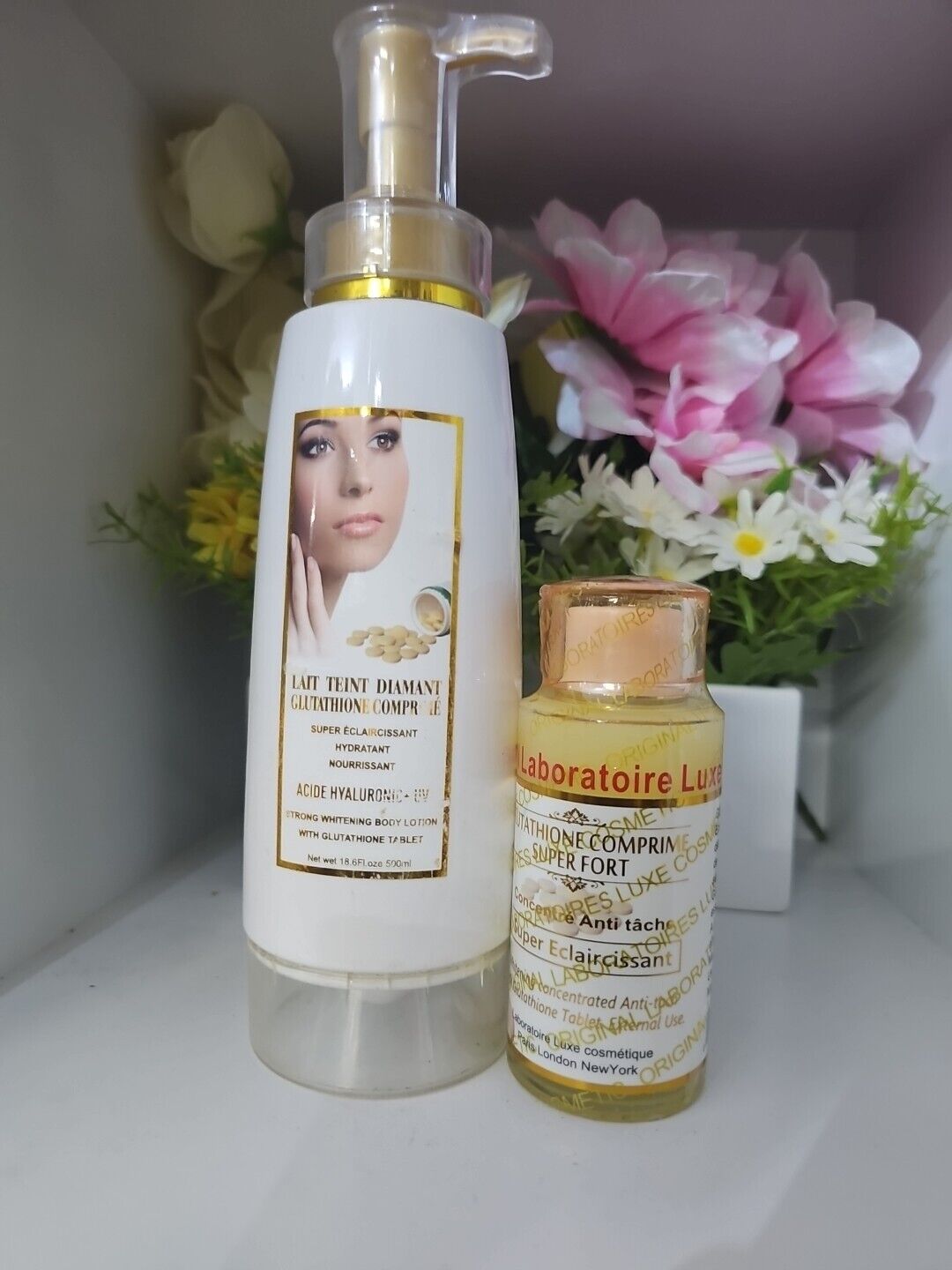AUTHENTIC Glutathion Comprime Super Fort Lotion And Serum 💯 satisfaction.