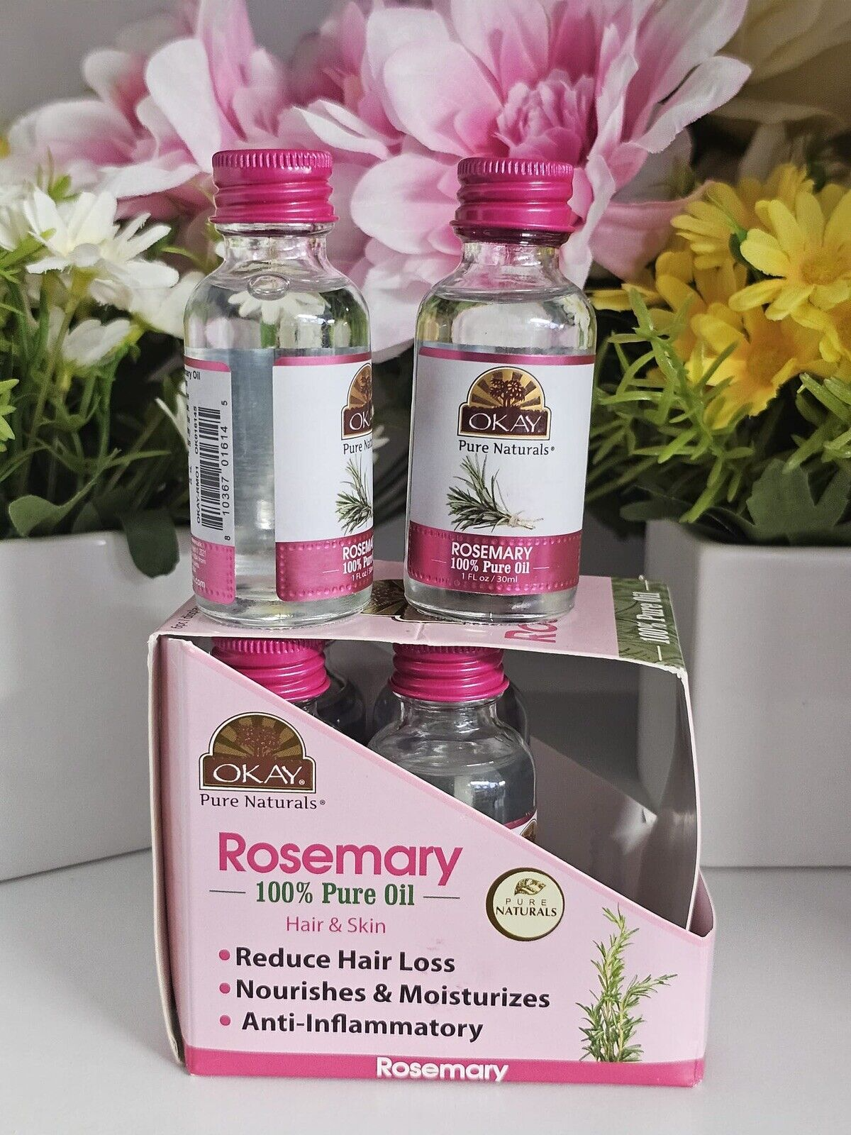 Okay 100% Pure Rosemary Essential Oil ( 6pack )