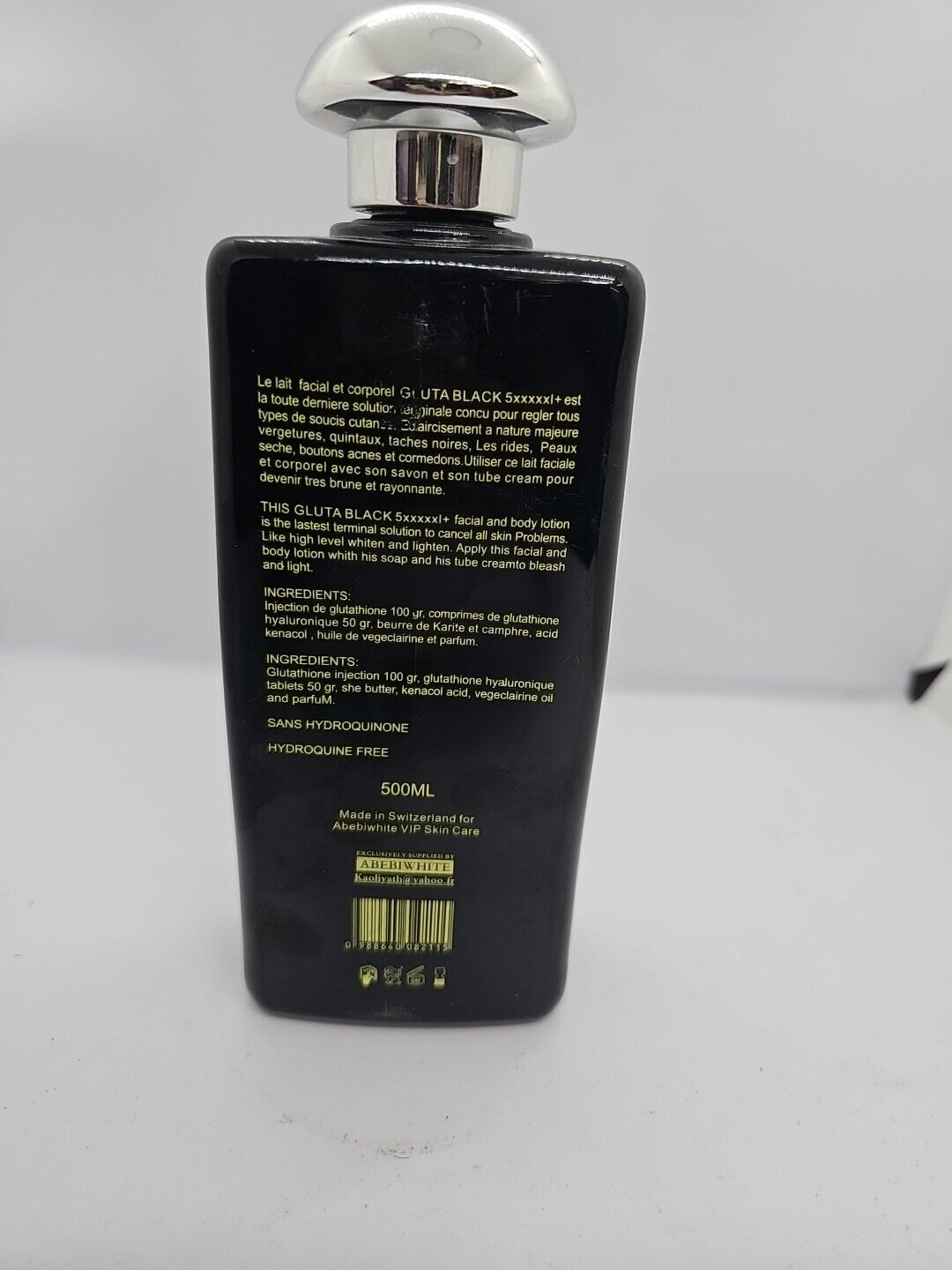 Abebi White Guta Black 5xxxxxl+ Lotion. 100% Satisfaction