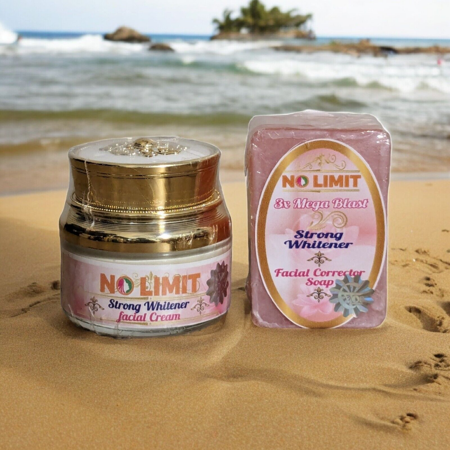 NO Limit Whitenizer Face Cream( Small Size) And Facial Soap. 100% AUTHENTIC