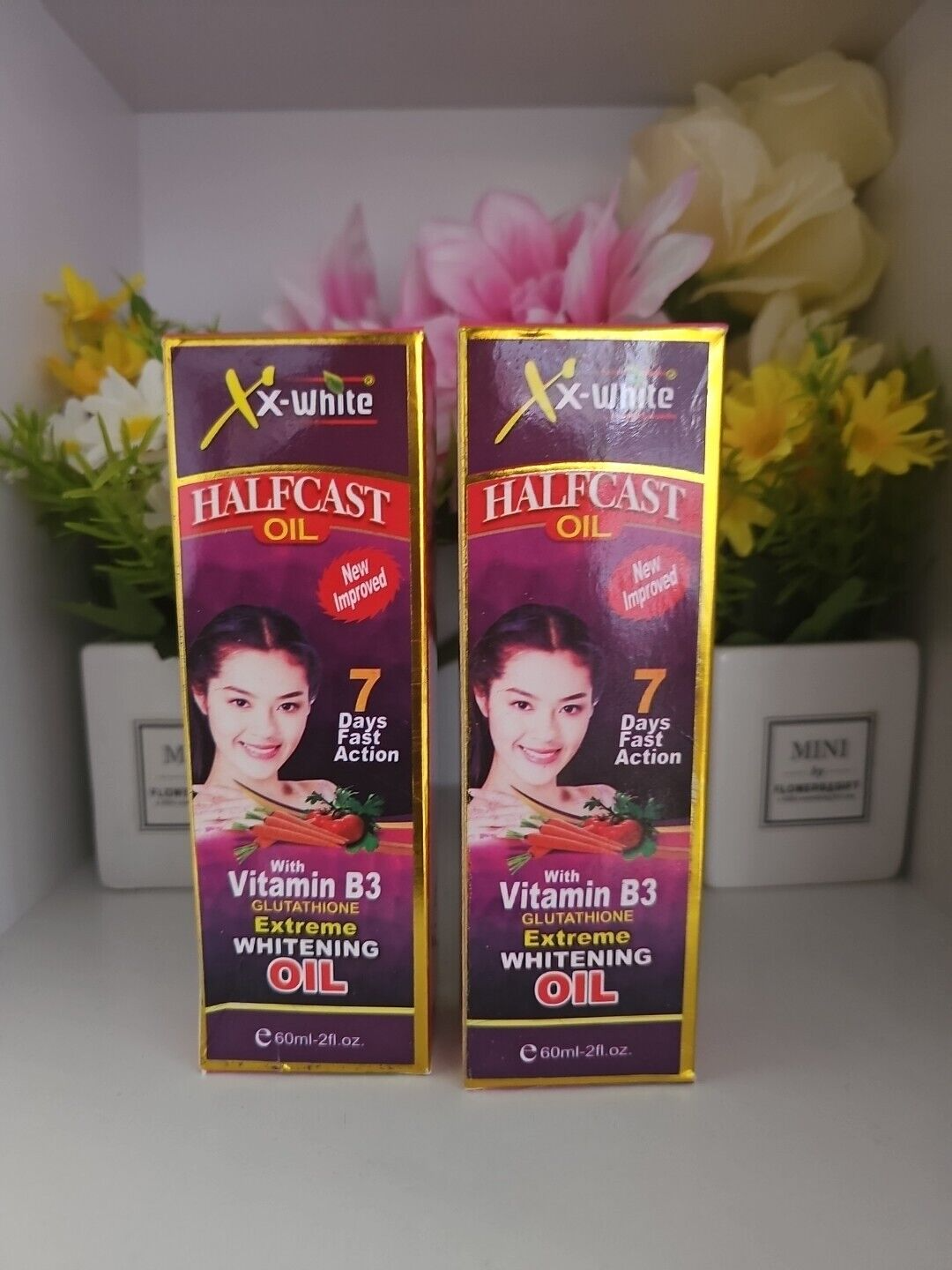 2piece Xx-white extra whitening Serum 7 days 50g