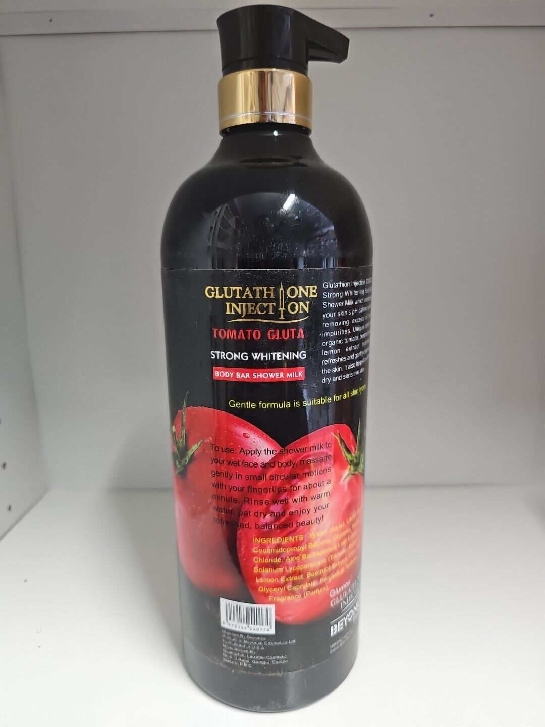 Glutathione Tomato Gluta Strong Lightening Shower Cream 1200ml