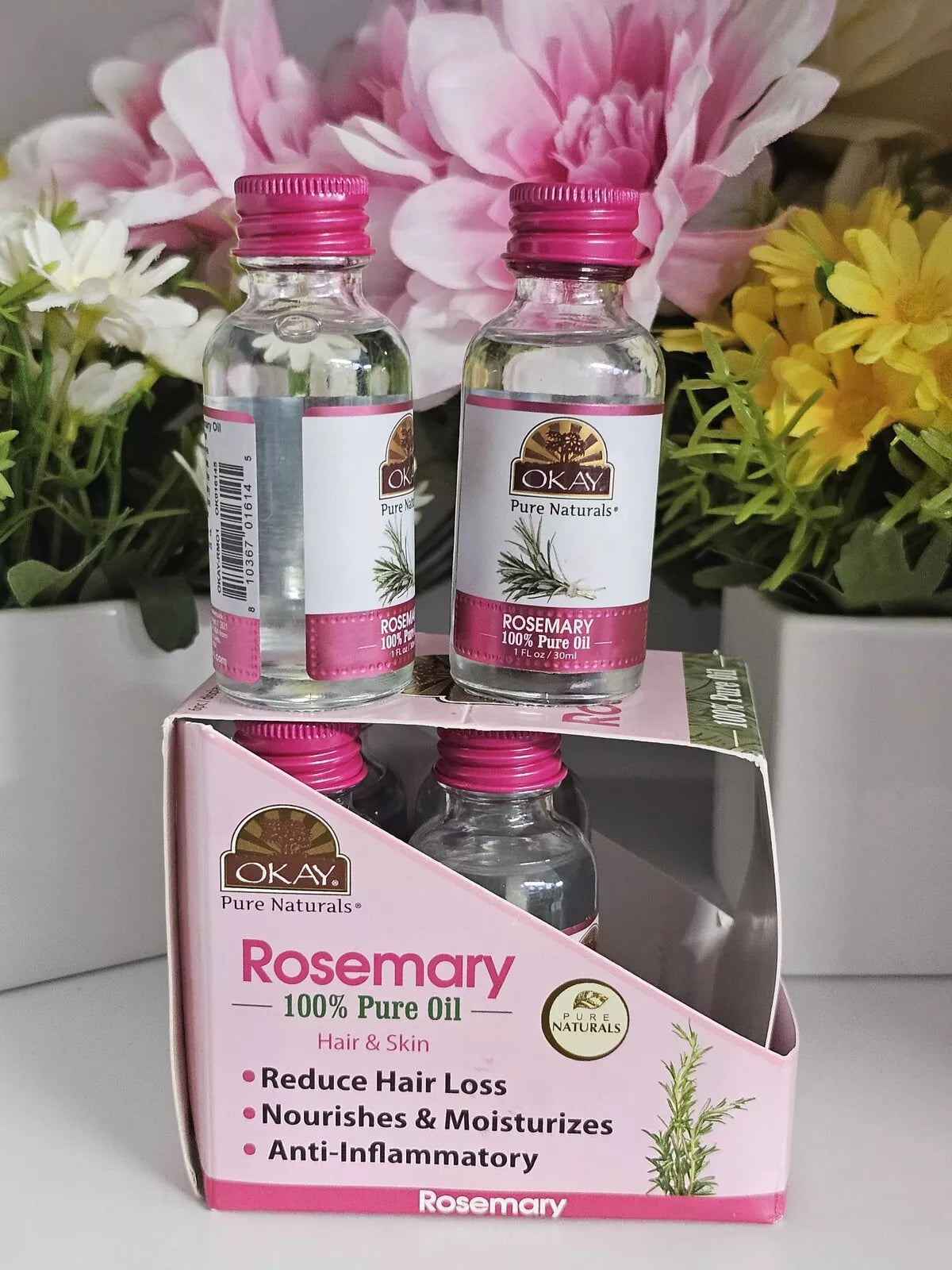 Okay 100% Pure Rosemary Essential Oil ( 6pack )