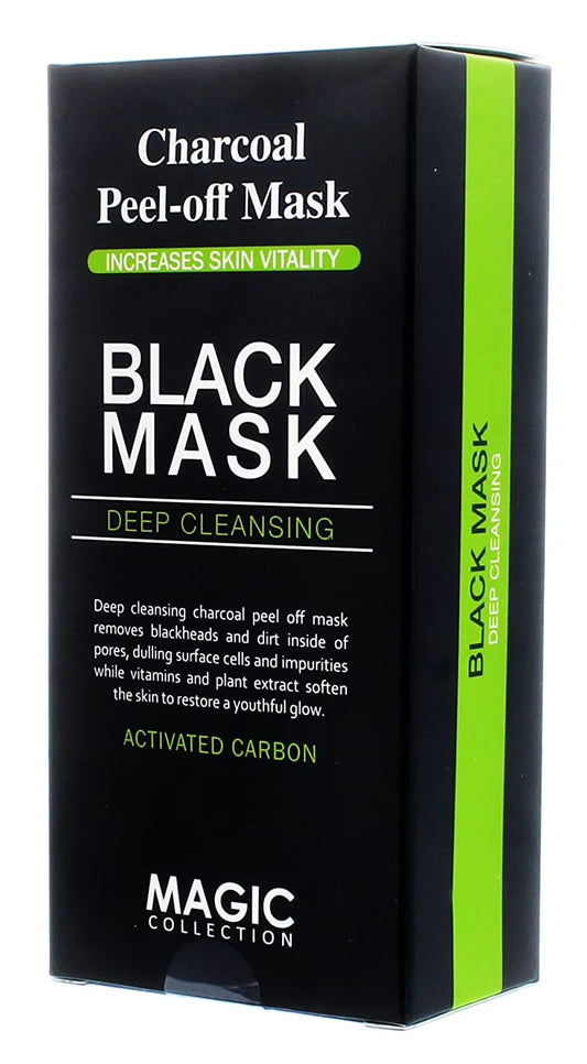 magic collection charcoal peel-off mask deep cleansing