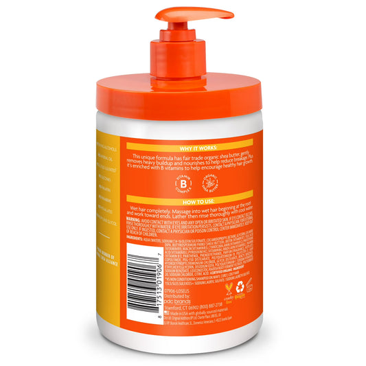 Cantu Shea Butter for Natural Hair Sulfate-Free Cleansing Cream Shampoo, 25oz
