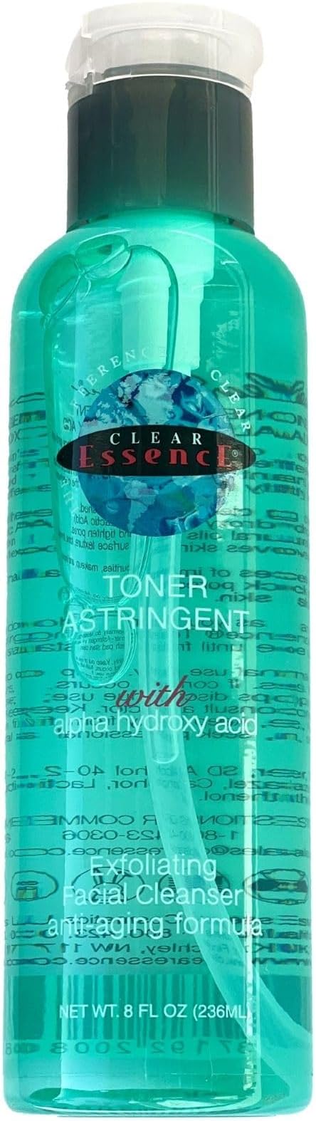 Clear Essence Anti Aging Toner Astringent with Alpha Hydroxy Acid