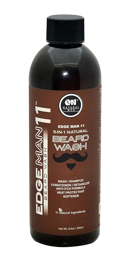 On Natural Men | Edge Man 11 | 5-IN-1 Beard Wash 8 oz