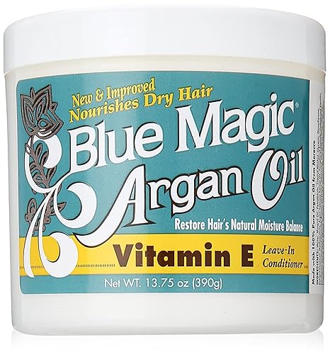 BLUE MAGIC Argan Oil & Vitamin-e Leave-in Conditioner 13.75 Oz,