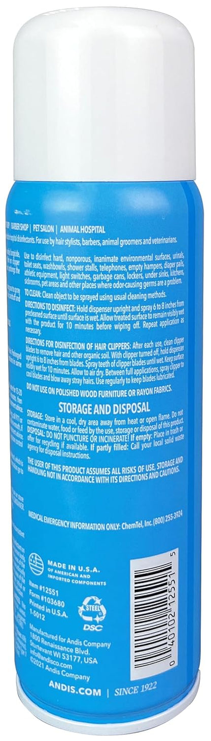 Andis 12551 Cool Care Plus 5-in-1 Clipper Blade Spray - 6 oz