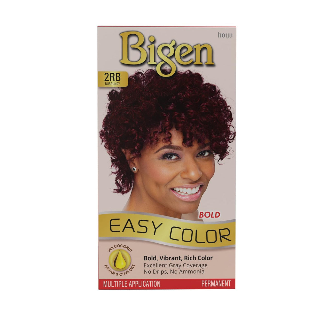 2RB Bigen Easy Color for Burgundy (1 pack)