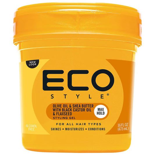 Eco Style Gold Olive Shea Butter Black Castor Oil Styling Gel 16oz