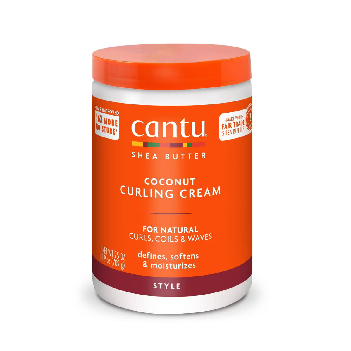 Cantu Natural Hair Coconut Curling Cream with Shea Butter