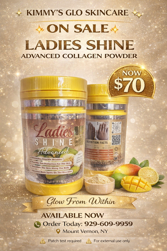 Ladies shine collagen powder
