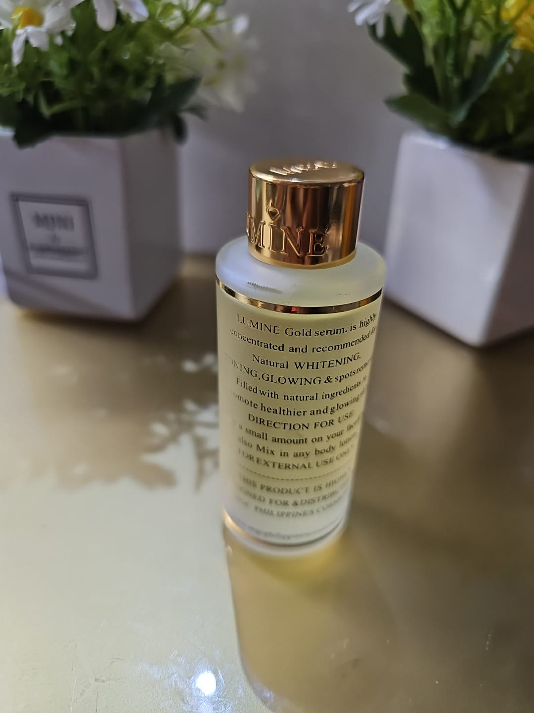Lumine gold extra whitening & toning serum 50ml