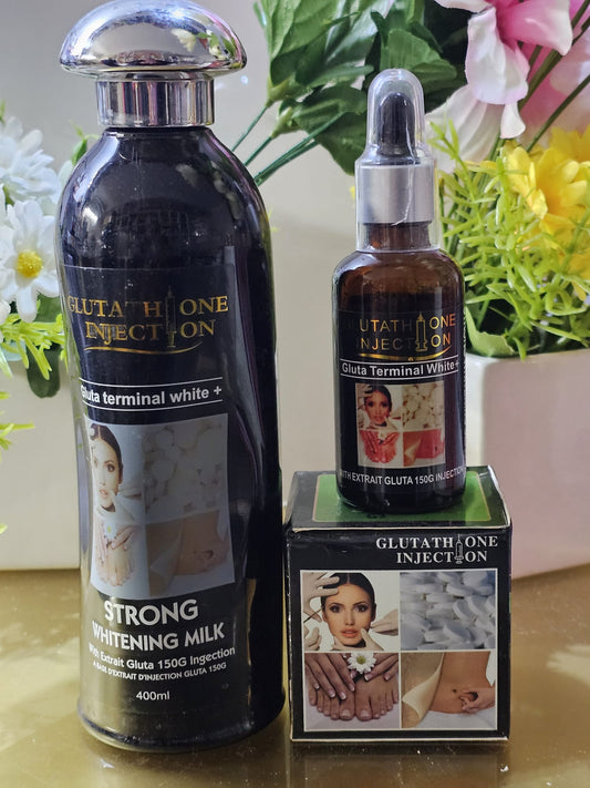 glutathione injection carrot gluta whitening lotion, serum & face cream