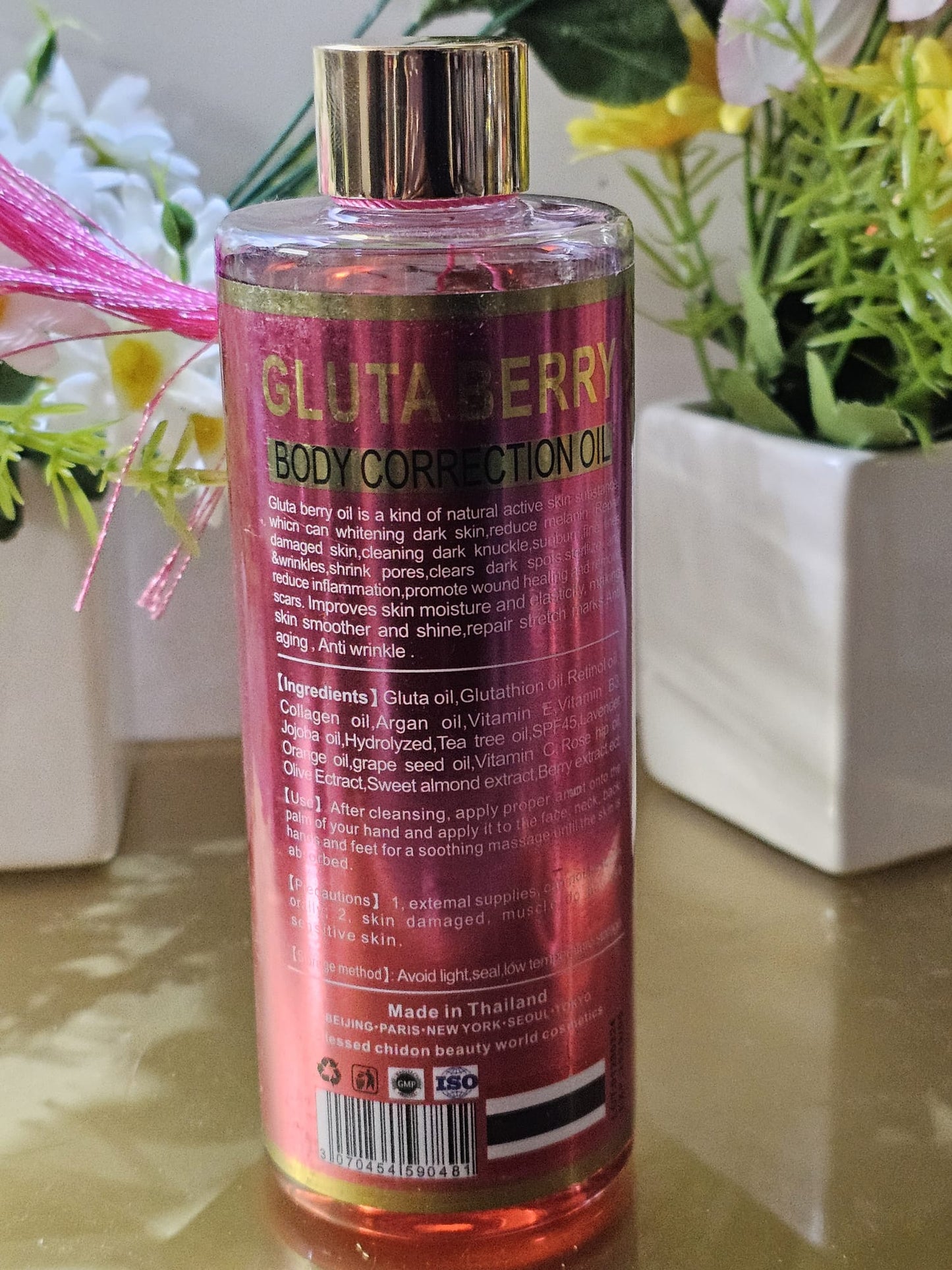 Gluta berry 20000mg body correction oil 300ml