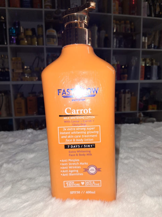 Fastglow half cast carrot whitening lotion