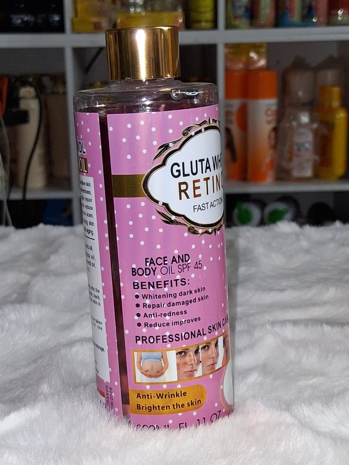 Gluta white retinol fast action oil 300ml