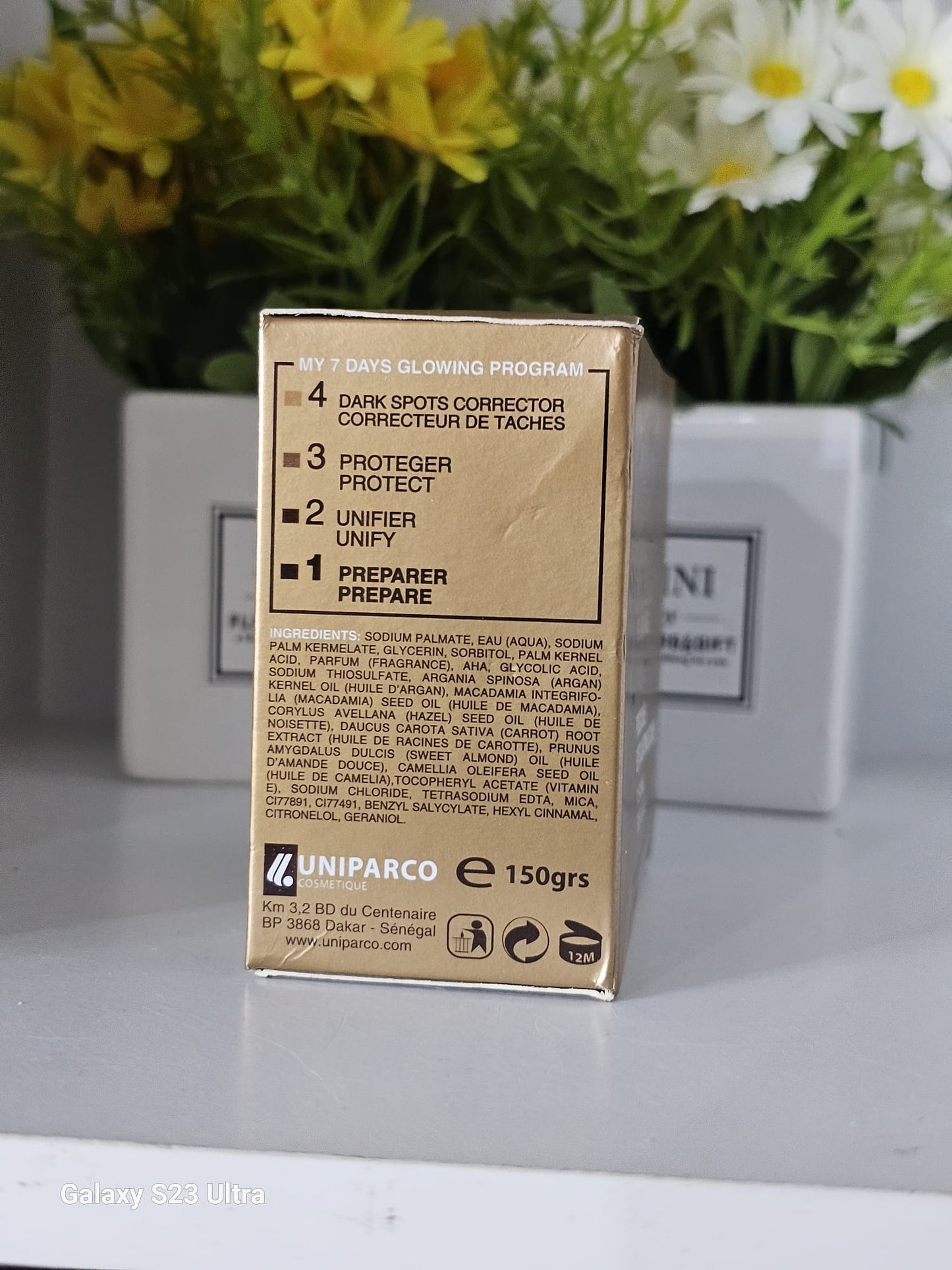 Pure white gold exfoliating soap