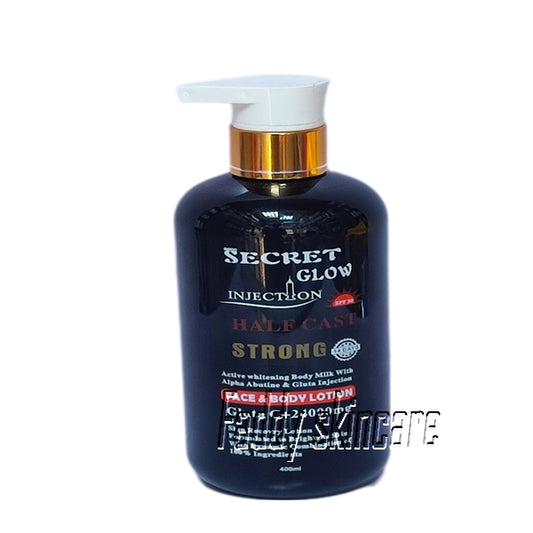 Secret glow half cast face & body lotion 400ml