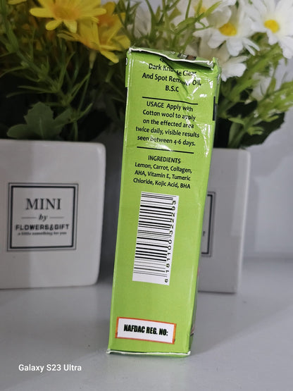 Queen gold dark knuckles clear & spot remover oil