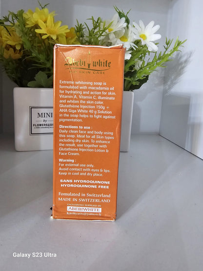 Glutathione injection extreme whitening soap 200g