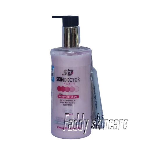 Skin doctor paris egyptian glow ultra radiance pure whitening body milk 400ml