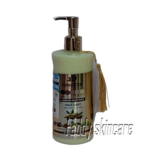 Skin doctor almond injection half cast whitening body milk 400ml