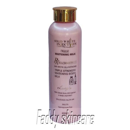 Solid White injection Triple Strength Whitening Body Milk