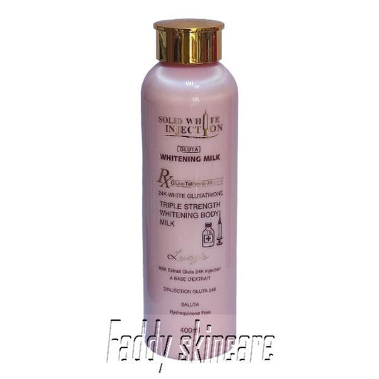 Solid White injection Triple Strength Whitening Body Milk