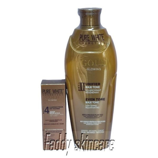 Pure White Gold Lotion & Serum