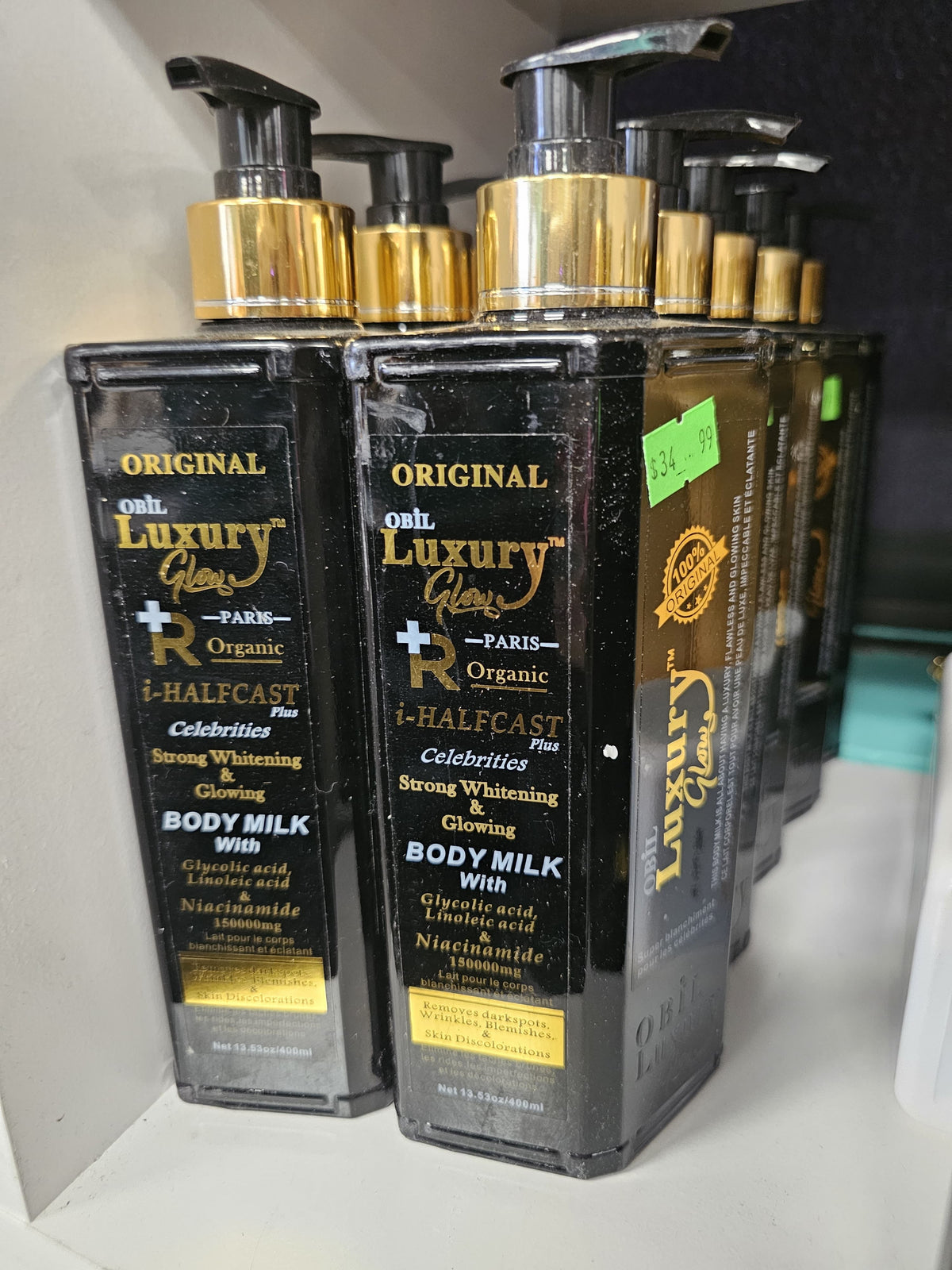 OBIL Luxury Glow + R Organic i-Halfcast Body Milk
