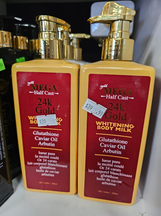 Mega Half Cast 24K Gold Whitening Body Milk