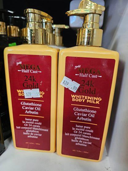 Mega Half Cast 24K Gold Whitening Body Milk